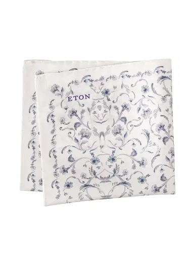 Eton Men's Floral Silk Pocket Square | Thumbnail 1 Eton Men's Floral Silk Pocket Square | Thumbnail 1