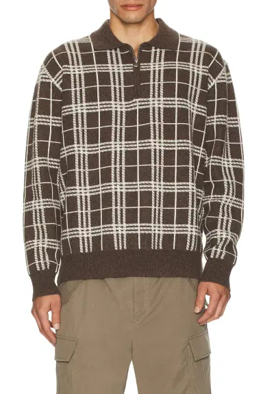 Simkhai Klaus Zip Polo Sweater | Thumbnail 3