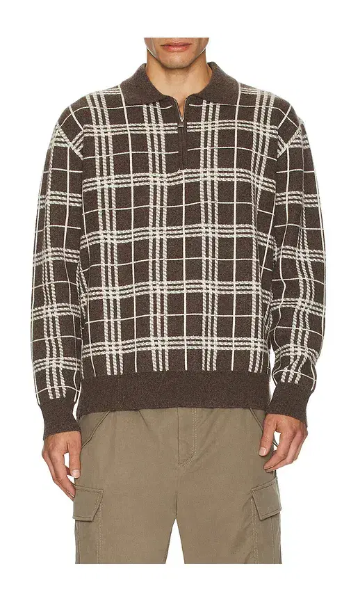 Simkhai Klaus Zip Polo Sweater