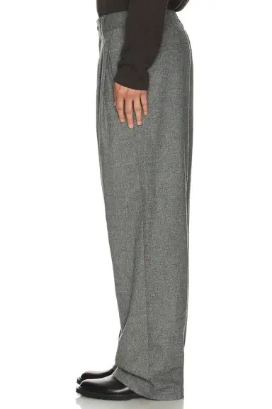SIMKHAI Falcon Pleated Wide Leg Trouser | Thumbnail 2