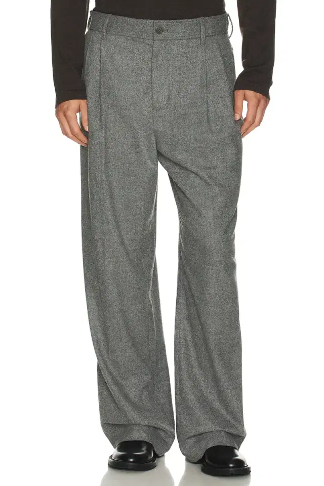 Falcon Pleated Wide Leg Trouser