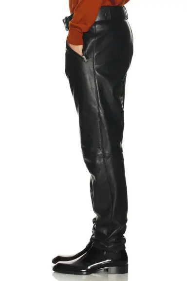 Saint Laurent Leather Pant | Thumbnail 4