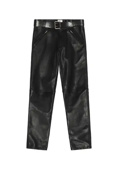 Saint Laurent Leather Pant | Thumbnail 1