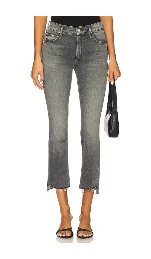 MOTHER The Insider Crop Step Fray Jeans