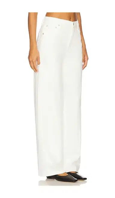 Pistola Tate High Rise Bowed Wide Jeans | Thumbnail 2