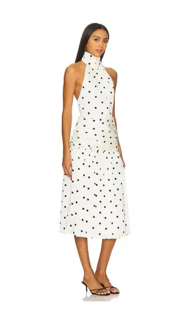 MORE TO COME Carmina Halter Midi Dress | Thumbnail 2