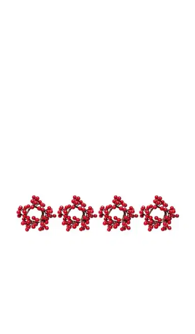 Chefanie Red Berry Napkin Rings | Thumbnail 1