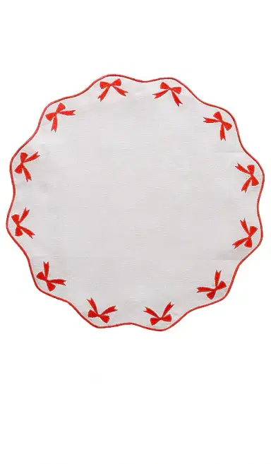 Chefanie Red Bow Placemat | Thumbnail 1 Chefanie Red Bow Placemat | Thumbnail 1