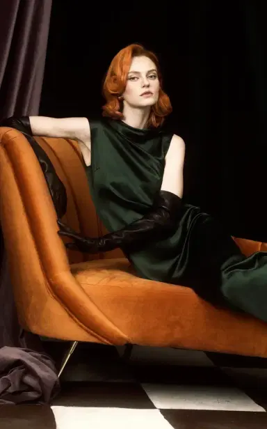 Altuzarra Sethie Silk Maxi Dress - Green | Thumbnail 2