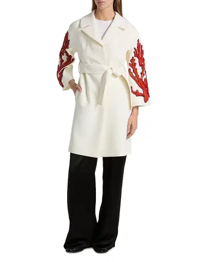 Libertine Women's Venetian Reef Vienna Wrap Coat | Thumbnail 2 Libertine Women's Venetian Reef Vienna Wrap Coat | Thumbnail 2