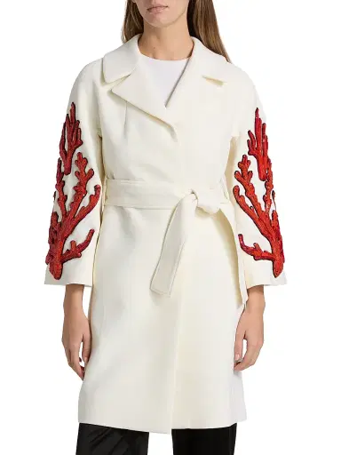 Libertine Women's Venetian Reef Vienna Wrap Coat | Thumbnail 3 Libertine Women's Venetian Reef Vienna Wrap Coat | Thumbnail 3