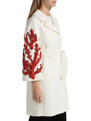 Libertine Women's Venetian Reef Vienna Wrap Coat | Thumbnail 4 Libertine Women's Venetian Reef Vienna Wrap Coat | Thumbnail 4