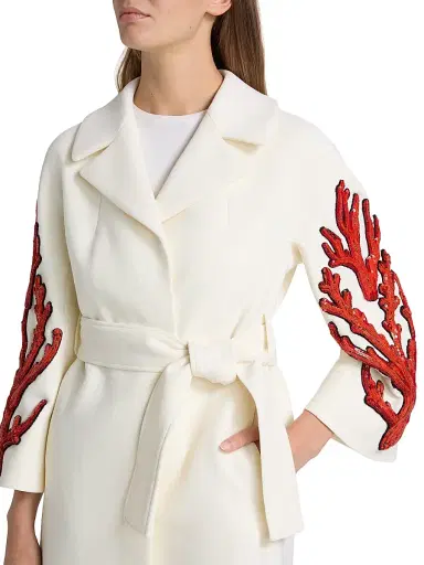 Libertine Women's Venetian Reef Vienna Wrap Coat | Thumbnail 6 Libertine Women's Venetian Reef Vienna Wrap Coat | Thumbnail 6