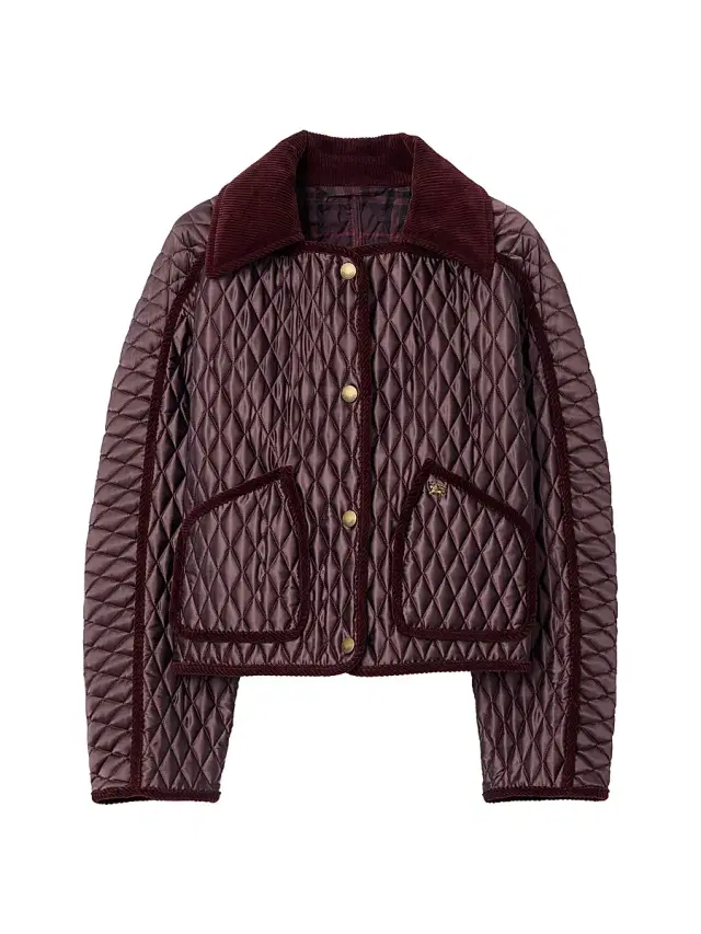 Burberry Women's Floriston Quilted Jacket - Mahogany