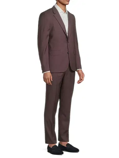 Paul Smith Men's Soho Fit Wool Suit - Purple | Thumbnail 4 Paul Smith Men's Soho Fit Wool Suit - Purple | Thumbnail 4
