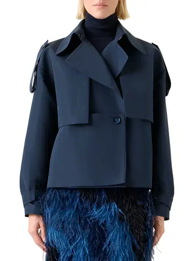 Akris Women's David Deconstructed Trench Jacket | Thumbnail 4 Akris Women's David Deconstructed Trench Jacket | Thumbnail 4