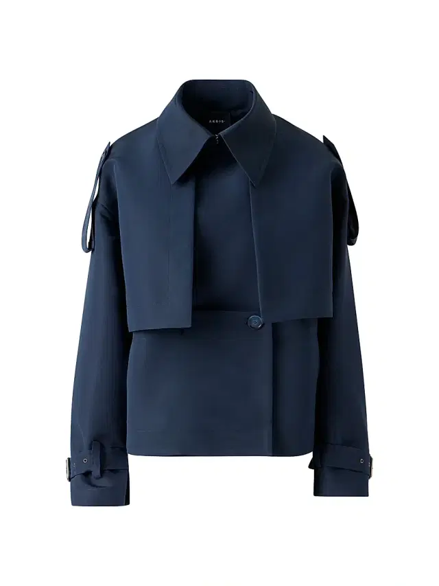 Akris Women's David Deconstructed Trench Jacket - Navy