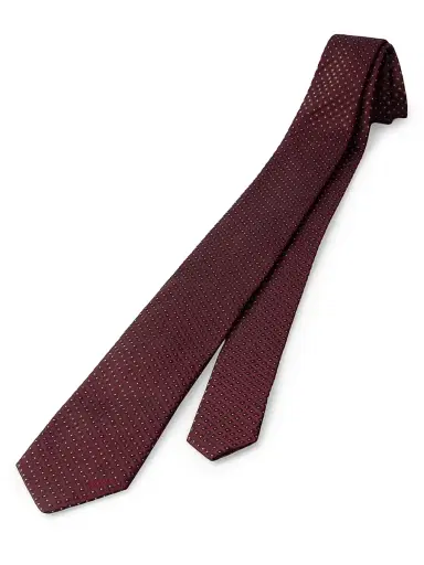 Prada Men's Silk Tie - Dark Red | Thumbnail 3