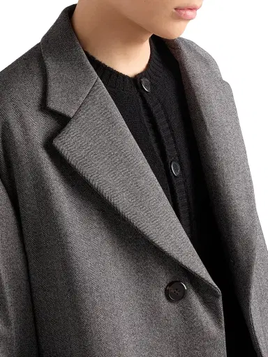 Prada Men's Cashmere Cardigan - Black | Thumbnail 4 Prada Men's Cashmere Cardigan - Black | Thumbnail 4