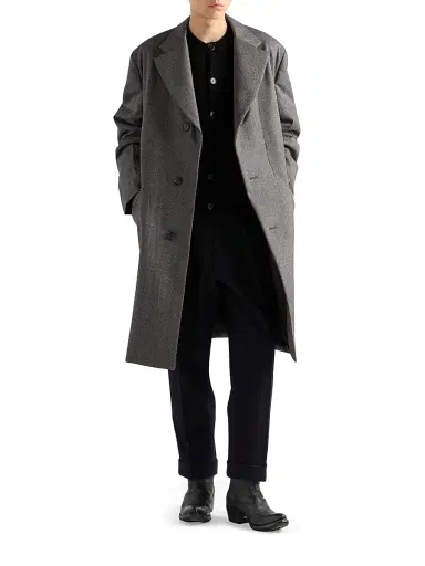 Prada Men's Cashmere Cardigan - Black | Thumbnail 6 Prada Men's Cashmere Cardigan - Black | Thumbnail 6