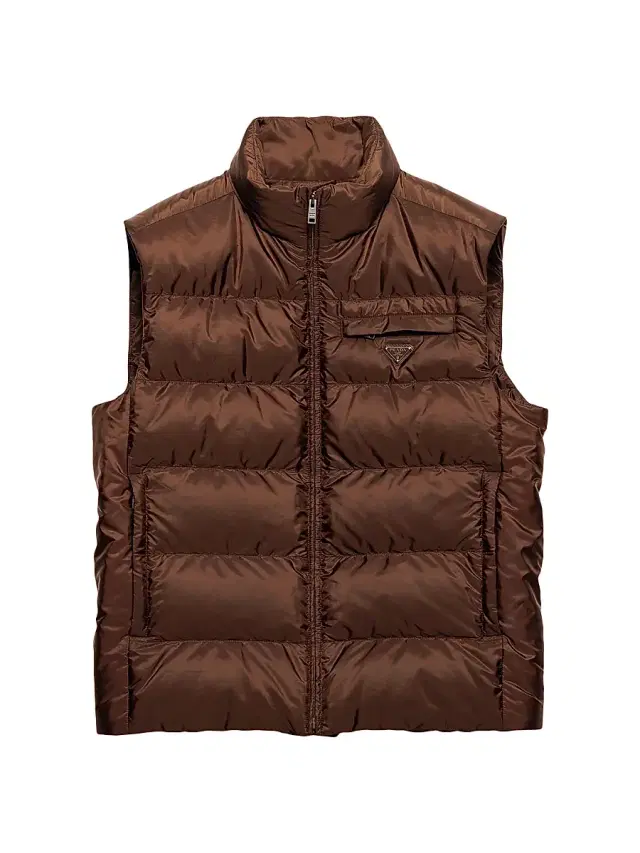 Men's Re-Nylon Vest - Brown