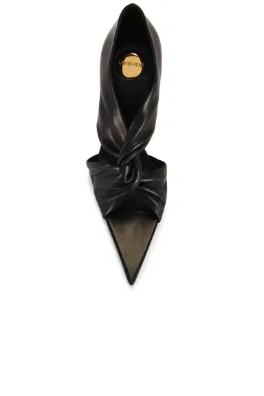 Saint Laurent Malika Heeled Sandal | Thumbnail 4 Saint Laurent Malika Heeled Sandal | Thumbnail 4