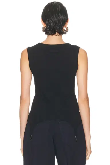 Jean Paul Gaultier Lingerie Garter Ribbed Tank Top | Thumbnail 3