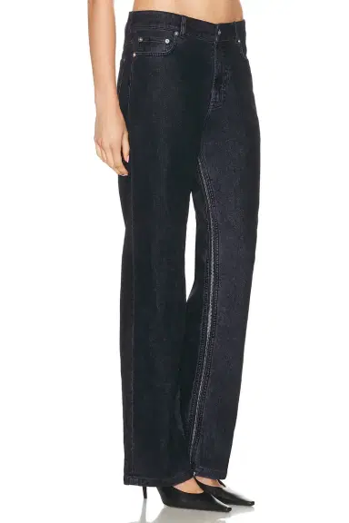 Jean Paul Gaultier Inseam Zip Detail Flock Pant | Thumbnail 2
