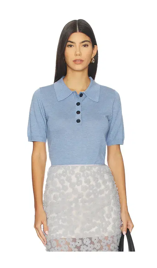 Maude Club Darcy Polo Top