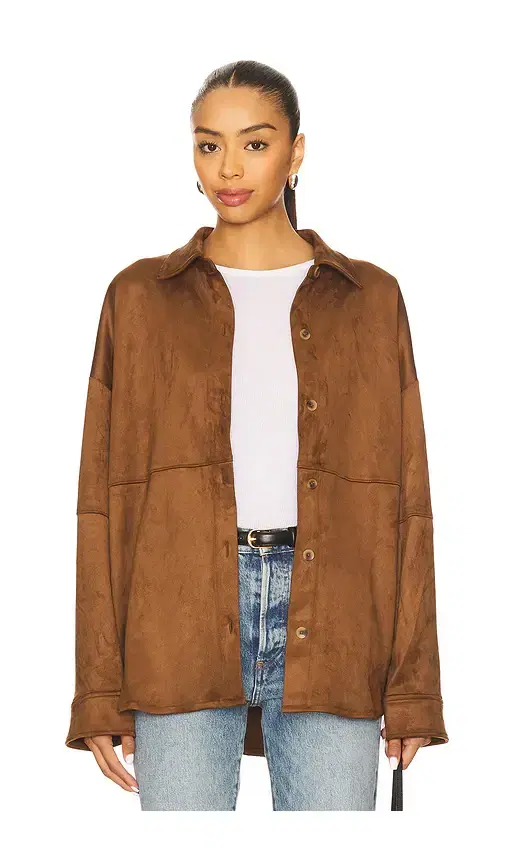 Tularosa Elyse Faux Suede Shacket