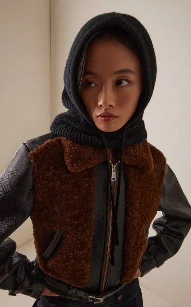 Prada Wool-Cashmere Knit Hood | Thumbnail 2