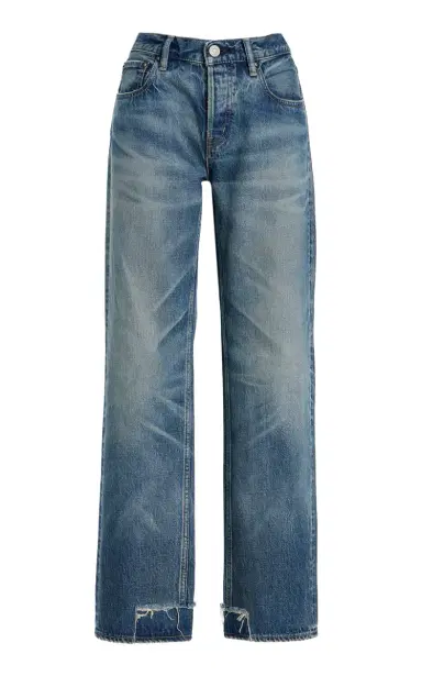 Moussy Vintage Maytown Low-Rise Straight-Leg Jeans | Thumbnail 1 Moussy Vintage Maytown Low-Rise Straight-Leg Jeans | Thumbnail 1