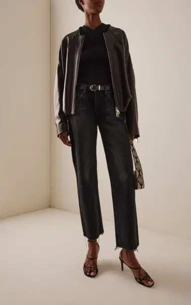 Moussy Vintage Glencoe High-Rise Straight-Leg Jeans | Thumbnail 2