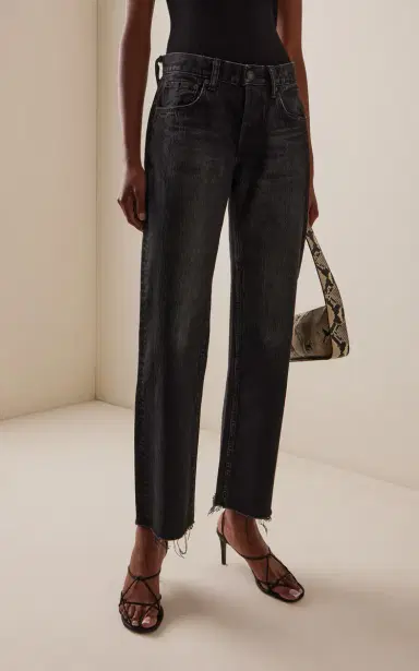 Moussy Vintage Glencoe High-Rise Straight-Leg Jeans | Thumbnail 3