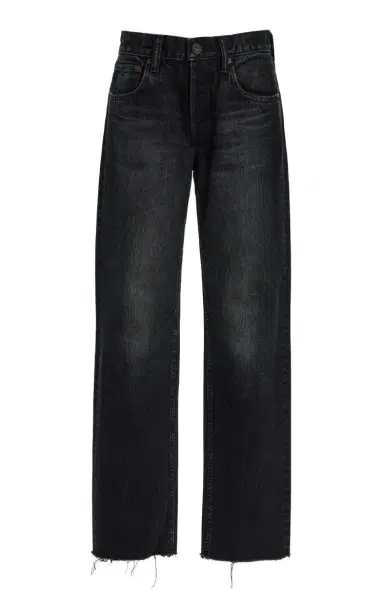 Moussy Vintage Glencoe High-Rise Straight-Leg Jeans | Thumbnail 6
