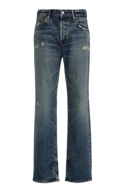 Moussy Vintage Bartow Mid-Rise Straight-Leg Jeans | Thumbnail 6 Moussy Vintage Bartow Mid-Rise Straight-Leg Jeans | Thumbnail 6