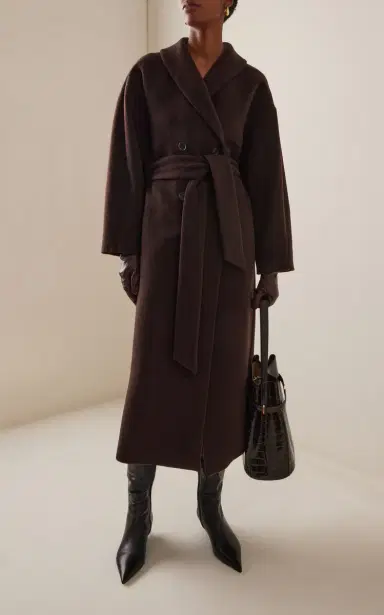 House of Dagmar Relaxed Wool-Blend Coat | Thumbnail 2