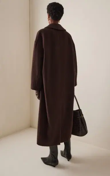 House of Dagmar Relaxed Wool-Blend Coat | Thumbnail 4