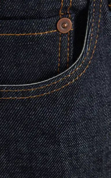 House of Dagmar Stretch Mid-Rise Straight-Leg Jeans | Thumbnail 5