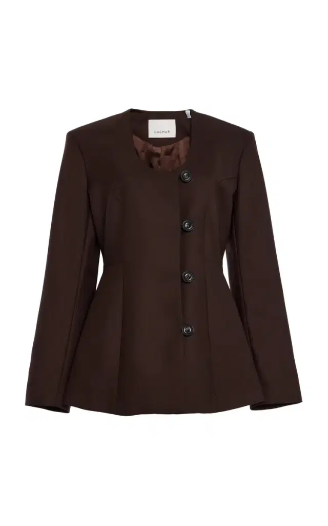 House of Dagmar Exclusive Collarless Blazer