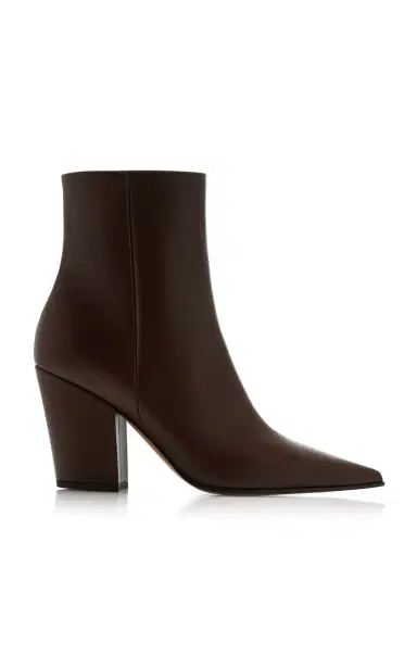 Gianvito Rossi Keinna Leather Boots | Thumbnail 1 Gianvito Rossi Keinna Leather Boots | Thumbnail 1