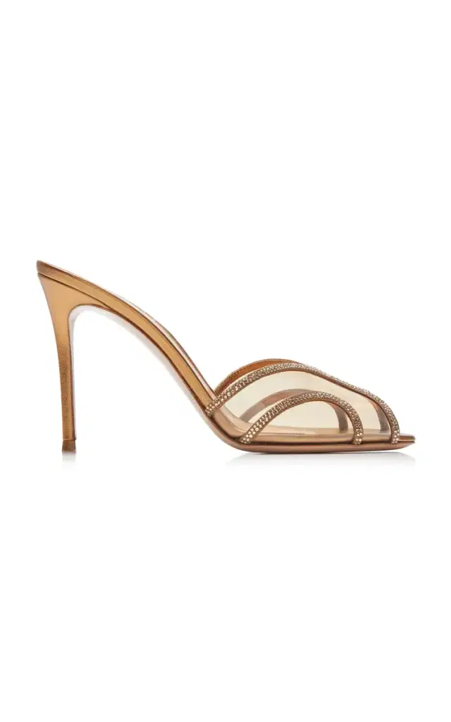 Crystal PVC Mules
