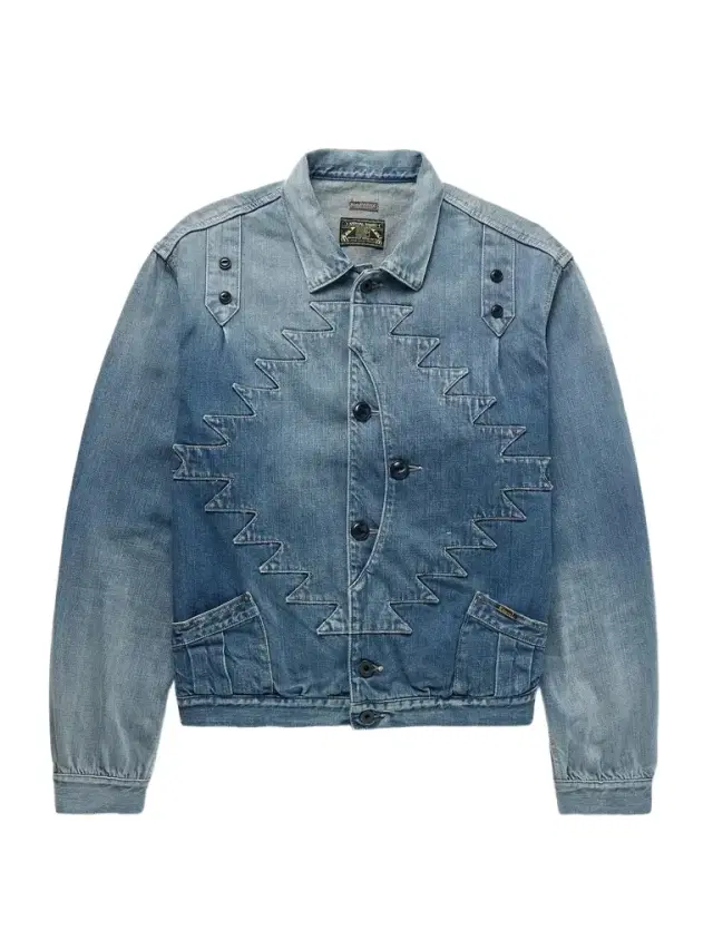 Thunderbird Panelled Denim Blouson Jacket - Men