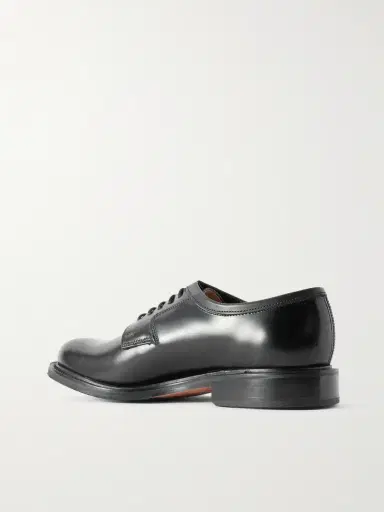 Grenson Camden Polished-Leather Derby Shoes - Men | Thumbnail 4