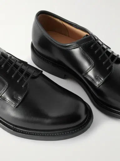 Grenson Camden Polished-Leather Derby Shoes - Men | Thumbnail 5