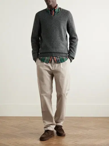 Hartford Tommy Straight-Leg Cotton-Twill Trousers - Men | Thumbnail 2