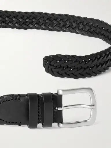 MR P. 3cm Woven Leather Belt - Men | Thumbnail 2