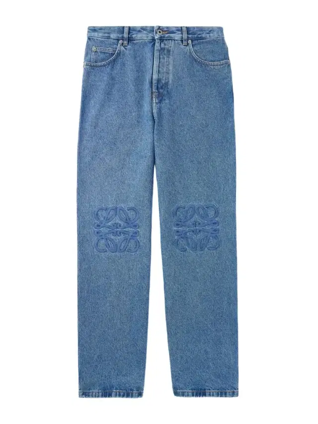 Loewe Anagram Wide-Leg Logo-Embroidered Jeans - Men