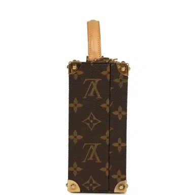 Louis Vuitton Vintage Louis Vuitton x Takashi Murakami Flower Head Jewelry Trunk Brown Multi Monogram Brass Hardware | Thumbnail 3
