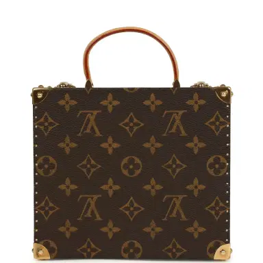 Louis Vuitton Vintage Louis Vuitton x Takashi Murakami Flower Head Jewelry Trunk Brown Multi Monogram Brass Hardware | Thumbnail 4